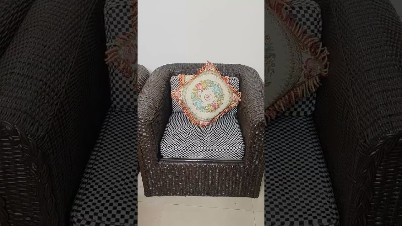Rattan Sofa Set 3+1+1 | 5 Seater Rattan Sofa Set 3+1+1