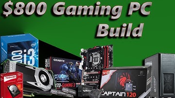 Great $800 i3 6100 Gaming PC Build Ft: GTX 1060