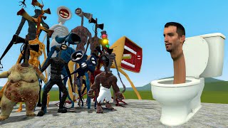 SKIBIDI TOILET vs ALL SIREN HEADS In Garry's Mod!?