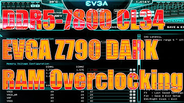 Z790 DARK DDR5 overclocking progress update: 7800CL34 STABLE at last.