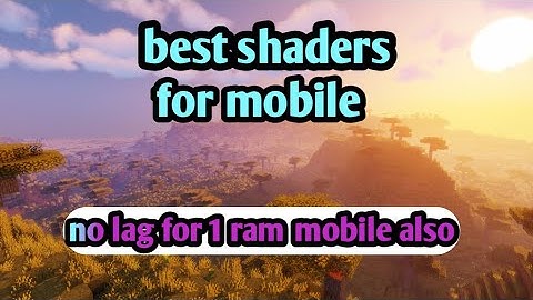 Best shader for 1gb ram mobile also | The matrix boy