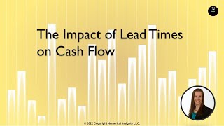 The impact of Lead Times on Cash Flow (Should I Always Pick the Lowest Cost Supplier?) Resimi