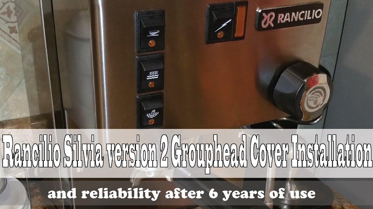 How to replace a grouphead cover on a Rancilio Silvia espresso machine