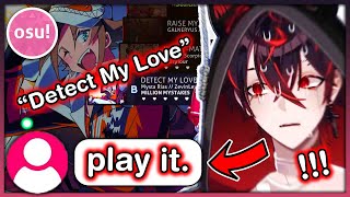 Kuro ended up playing 'Detect My Love' in OSU.....