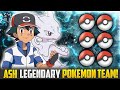 Ash's Legendary Pokemon Team | Super Strongest Team Of Ash | Ash Mewtwo🔥 | Hindi |