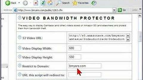 Video Bandwidth Protector - prevent bandwidth theft