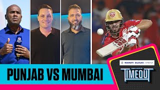 IPL 2024 - PBKS vs MI | Timeout LIVE | Mumbai survive Ashutosh scare to beat Punjab