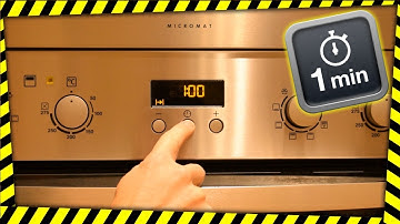 How to set your oven to come on automatically in LESS THAN 1 MINUTE!