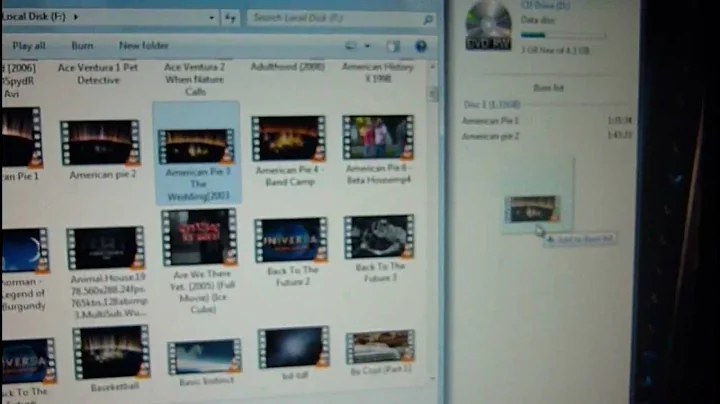 How to burn multiple movies to a DVD