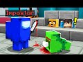 ¡EL MEJOR ESCONDITE DE AMONG US en MINECRAFT! 😱😂 ¿Quién es el impostor de los compas? - Sparta356