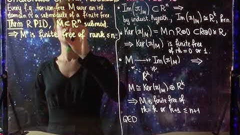 Lecture 20. Modules over PIDs