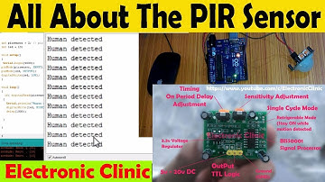 Arduino PIR Motion Sensor, Human motion detector, PIR sensor interfacing and programming