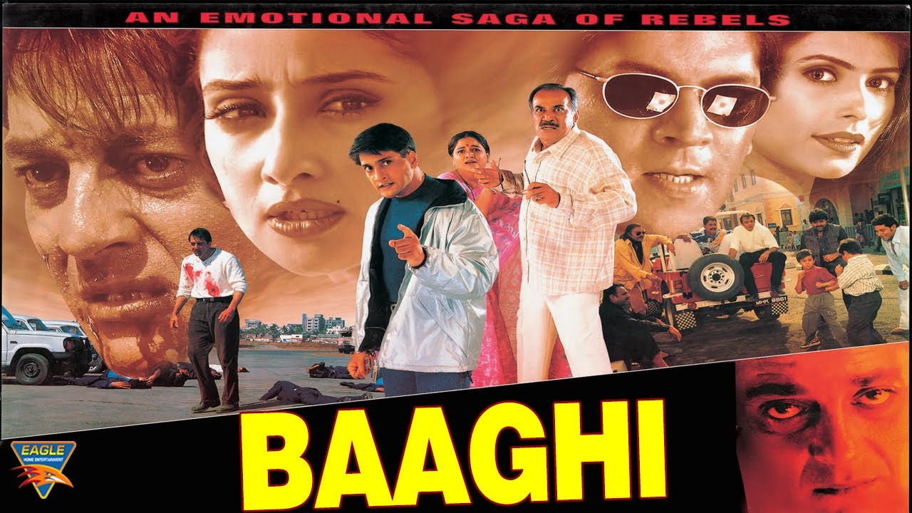 Sanjay Dutts BAAGHI   Bollywood Superhit Movie Movies  Aditya Pancholi  Hindi Action Movie 