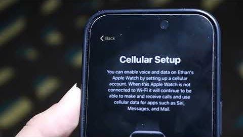 How To Setup Cellular On Apple Watch!