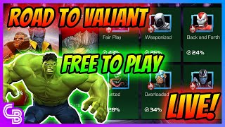 Road to Valiant F2P Stream | Marvel Contest of Champions