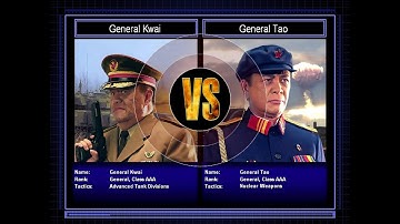 Tank General VS Nuke General [C&C Zero Hour Challenge] [Hard]