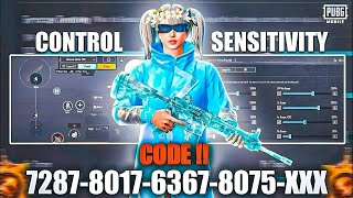 NEW UPDATE 3.1!! BEST SENSITIVITY CODE + CONTROL SETTINGS PUBG MOBILE/BGMI | BEST SENSITIVITY