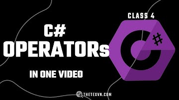 C# - Operators in one video | C# Tutorial Class 4 in اردو/हिन्दी
