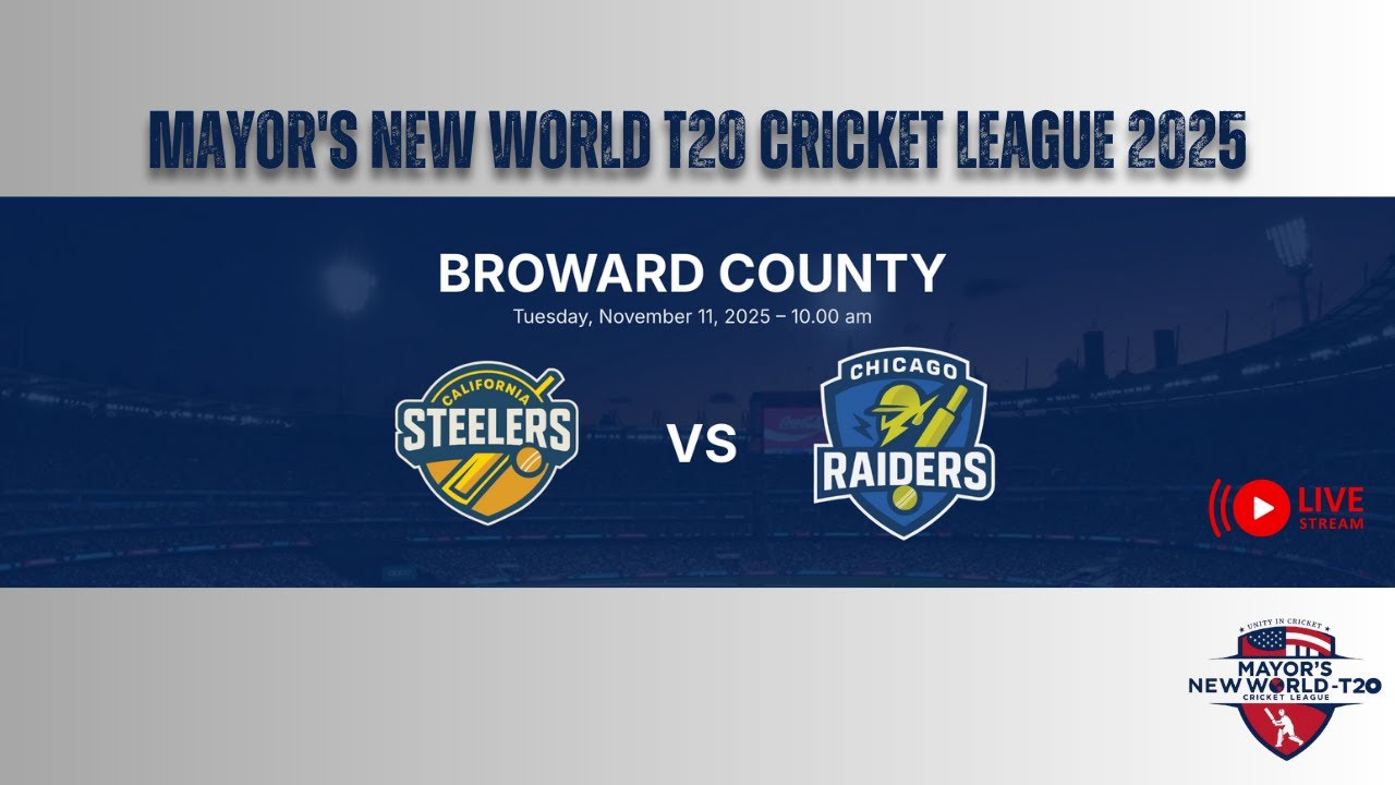 LIVE - Mayor’s New World T20 Tournament - 2025 | Doordarshan Sports