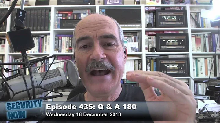 Security Now 435: Your Questions, Steve's Answers #180
