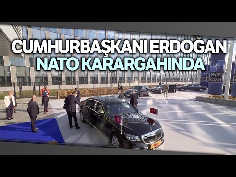 Cumhurbaşkanı Erdoğan NATO Karargahında