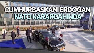 Cumhurbaşkanı Erdoğan NATO Karargahında