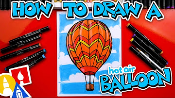 How To Draw A Hot Air Balloon Challenge