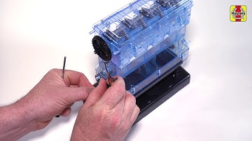 Build Your Own Miniature Internal Combustion Engine Model - Time-Lapse