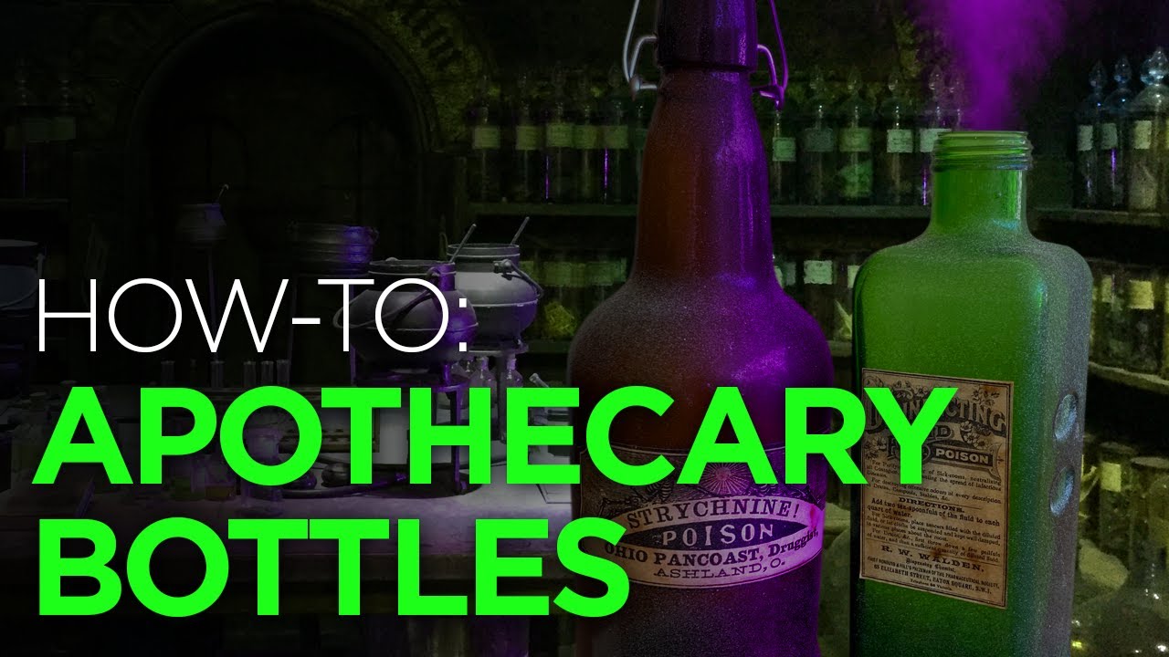 Easy DIY Potion Bottles for Halloween - Free Labels < Craftidly