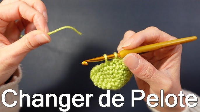 Crochet débutant : changer de pelote facilement 🧶 