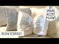 Home Decor DIYs You Should Try ASAP!! || Dollar Tree Accent Pillows || No Sew Technique