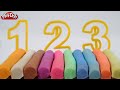 Learn counting 1 to 10 numbers for kids with play doh  more clays