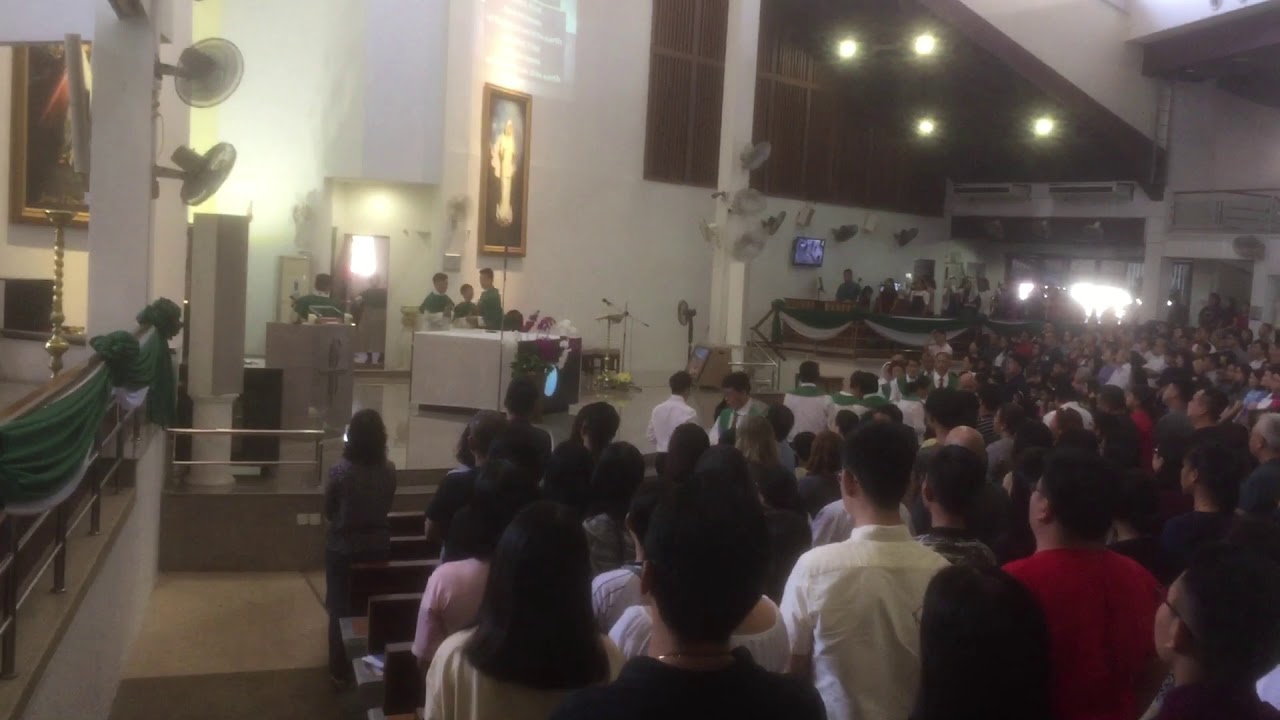 Entrance Hymns Sunday Mass At Blessed Sacrament Church Bdc Youtube