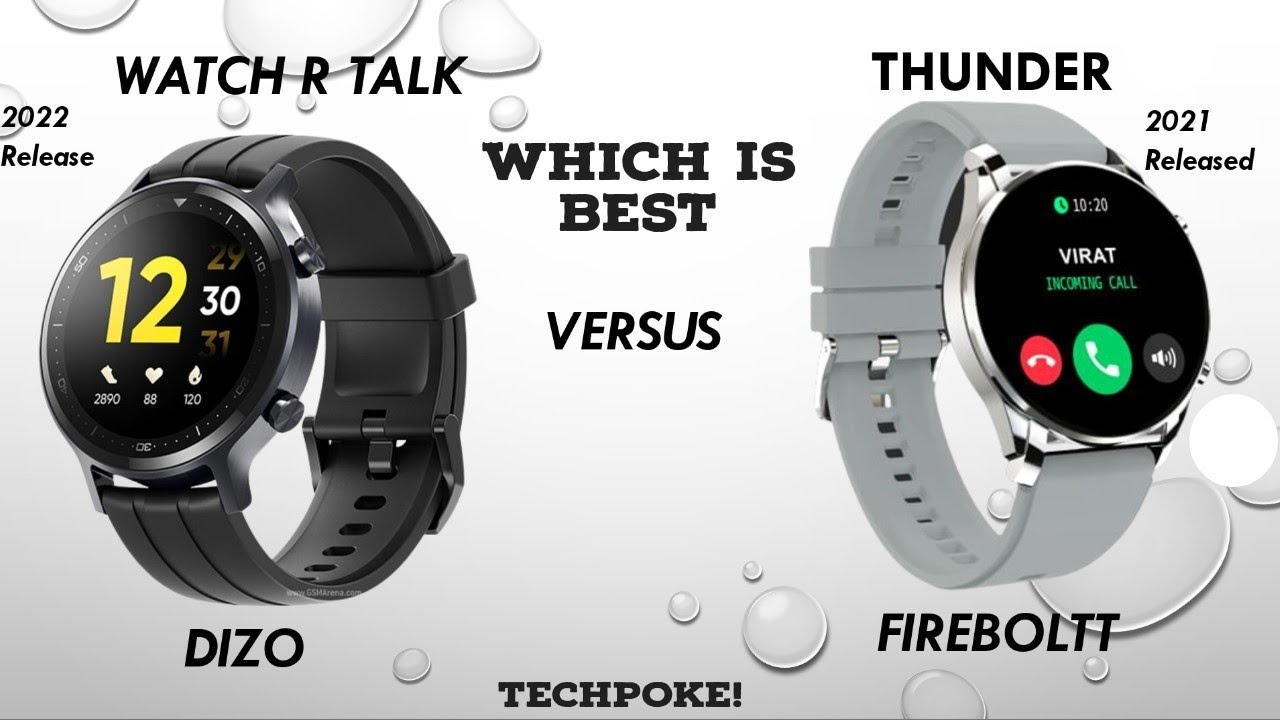 Fireboltt thunder vs Dizo watch R talk | internal memory tws pair 