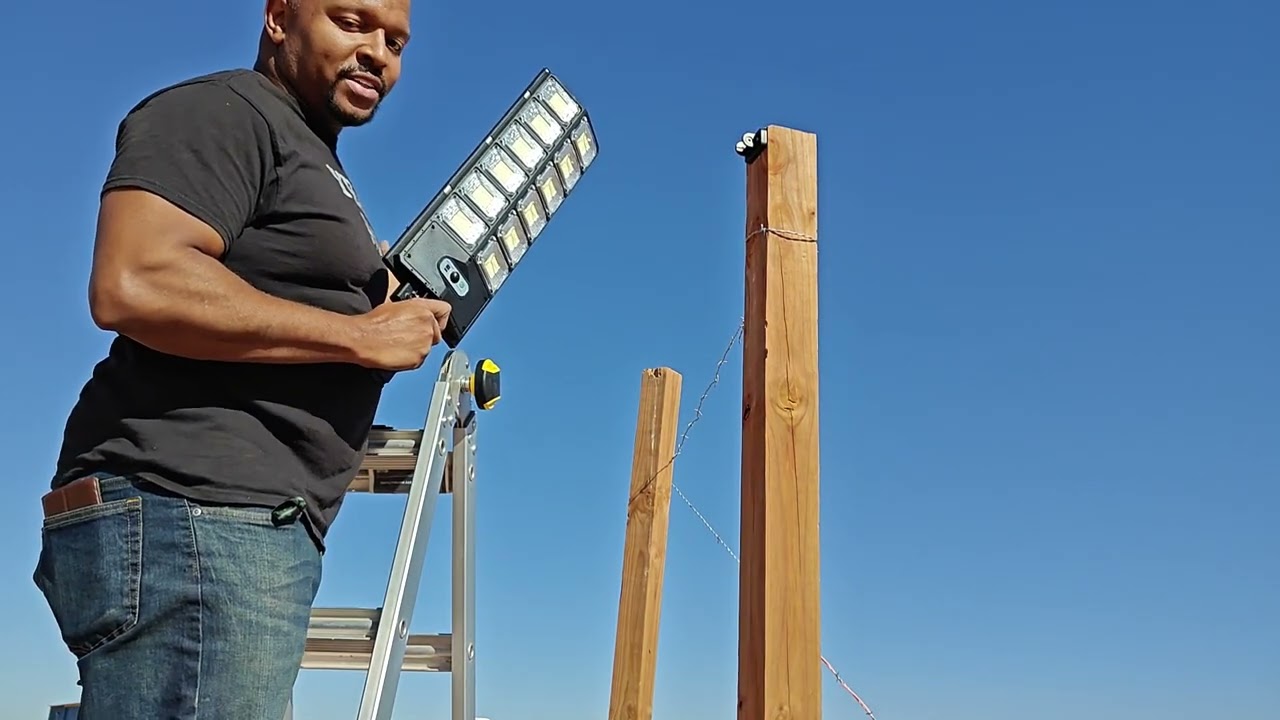 36. Temu W789A-6 Solar Induction Street Lamp Install and Review