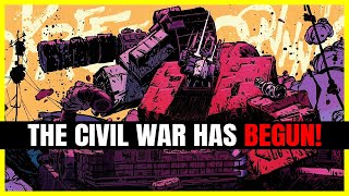 TRANSFORMERS CIVIL WAR Has STARTED | Transformers Skybound #15
