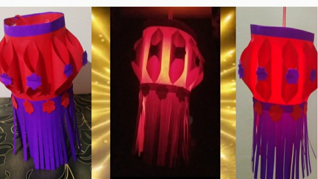 How to make paper lantern✨