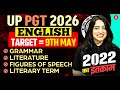 UP PGT English 2026 | Complete Grammar, Literature &amp; Figures of Speech | 9th May