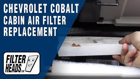 How to Replace Cabin Air Filter 2005 Chevrolet Cobalt | AQ1085