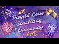 Purple Love Friends-mas stash bag giveaway!