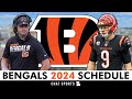 Cincinnati Bengals 2024 NFL Schedule, Opponents And Instant Analysis