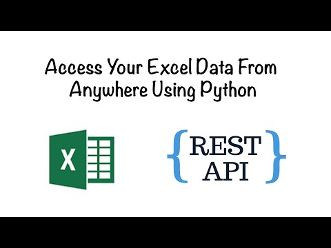 Access Excel Data with a Rest API using Python | Quick Python Scripts with 10 Lines of Code