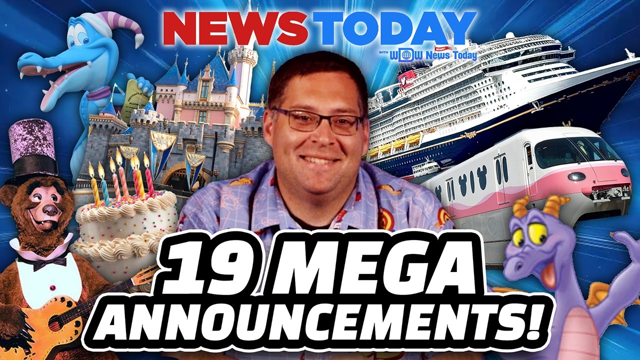 Latest Disney World News, 19 Years of WDWNT Party with 19 HUGE Announcements