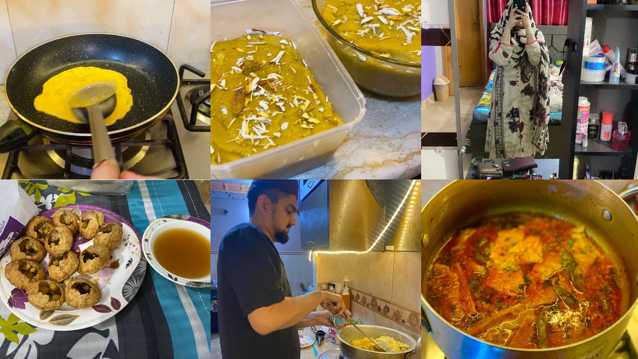 First time Husband na bhi cooking ma help krwai❤️A day in my 🧬 Altay Paltay Salan Recipe