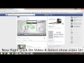 How To download facebook video  withou using any software