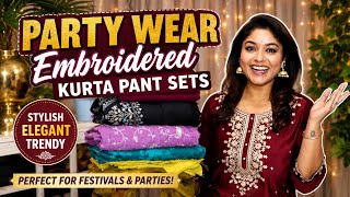 Amazon kurta pant haul embroidered party wear Anarkali #haul #shopping Vaishali @AmazonInOfficial  screenshot 5