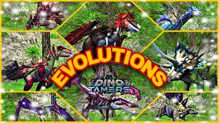 All Dinosaurs and Evolutions | Dino Tamers || 4017