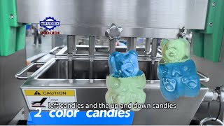 SINOFUDE Two-color gummy candy depositing equipment