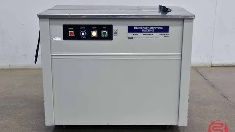 2010 Uline Model H-959 Poly Strapping Machine