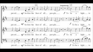 Nunc Dimittis in D - Brewer chords